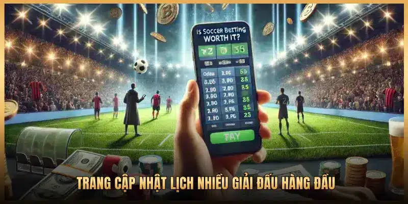 TRANG CẬP NHẬT LỊCH NHIỀU GIẢI ĐẤU HÀNG ĐẦU